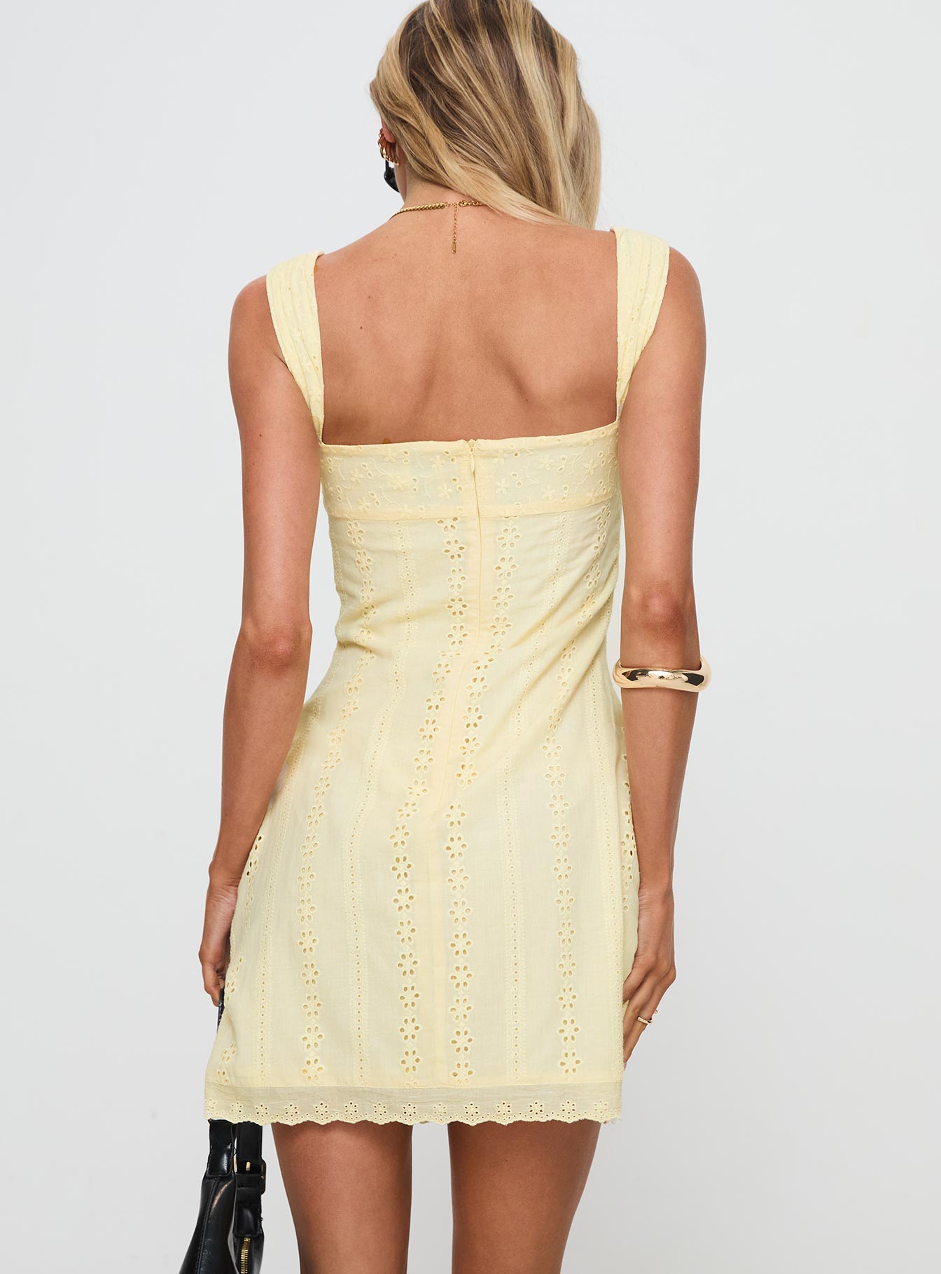 Allegro Mini Dress | Lemon | Womens | Princess Polly Allegro Mini Dress | Lemon | Womens | Princess Polly