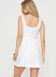Lorinda Mini Dress White Tall