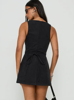Yumiko Corduroy Romper Slate
