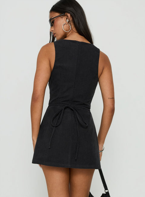Yumiko Corduroy Romper Slate
