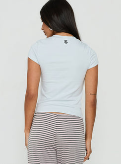 Always In Your Dreams Graphic Sleep Tee Blue