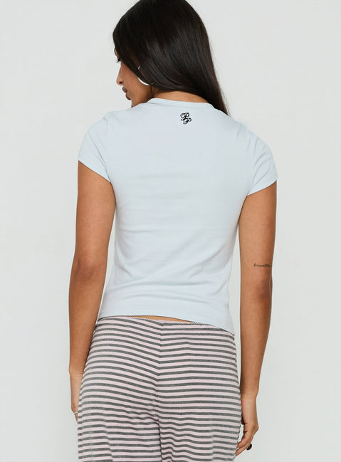 Always In Your Dreams Graphic Sleep Tee Blue