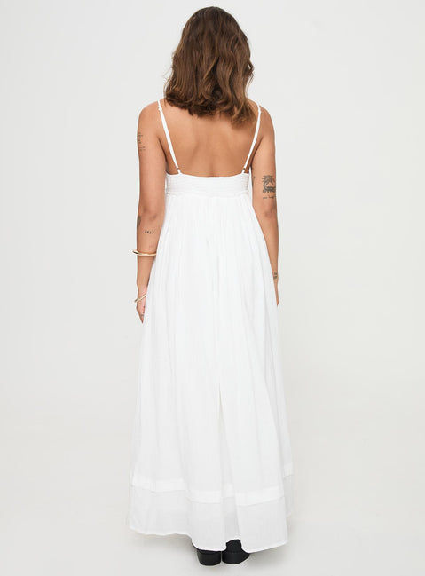 Eriksson Maxi Dress White | Princess Polly Eriksson Maxi Dress White | Princess Polly