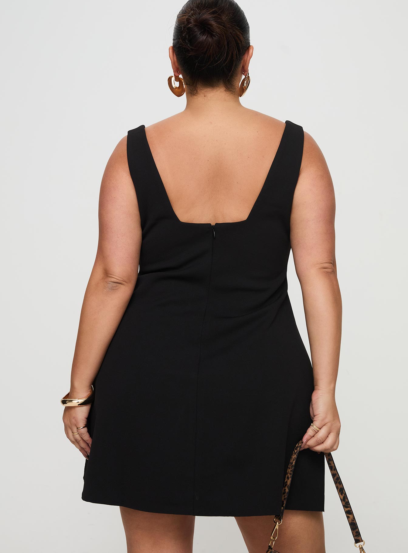 Bombshell Mini Dress Black Curve | Princess Polly USA