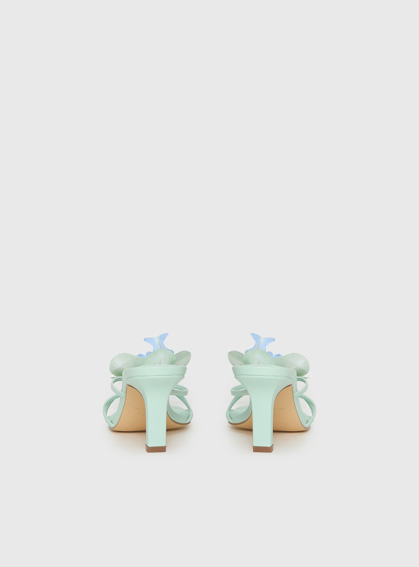 Azira Flower Detail Heels Blue