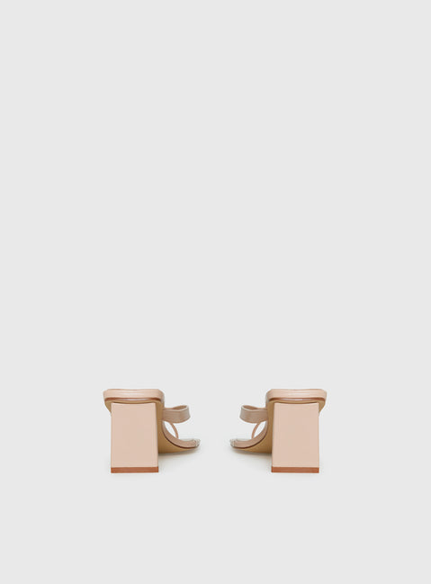 The Mona Heels Beige