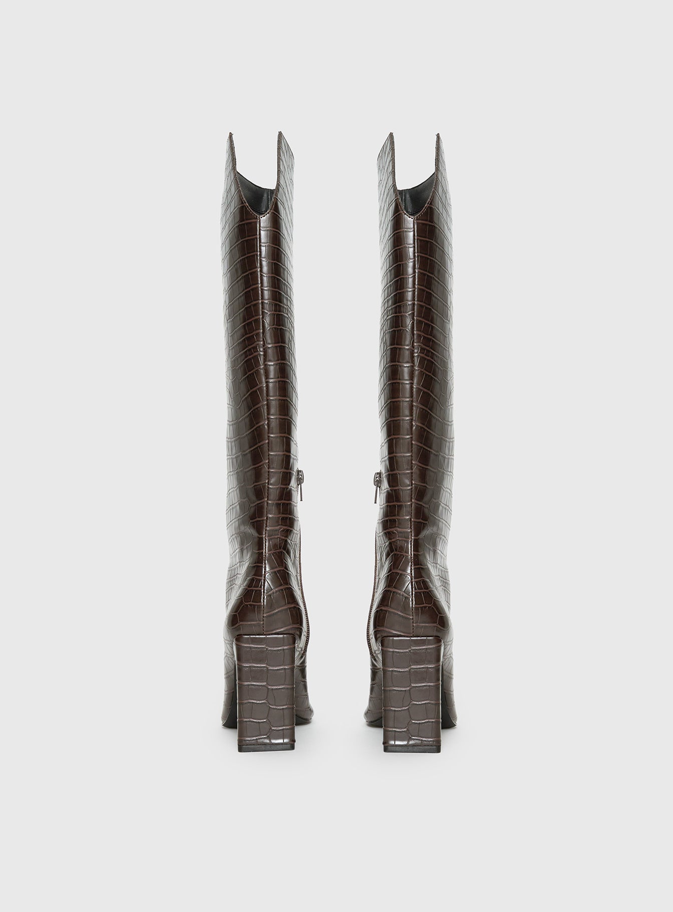 Good Judgement Knee High Boots Chocolate