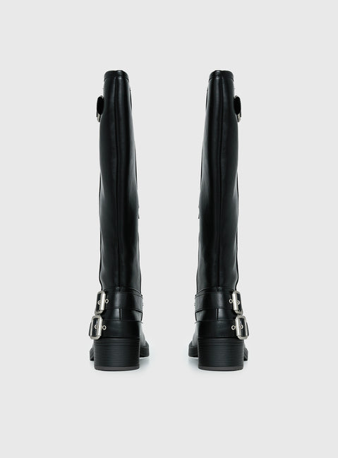 Therapy Form Boots Worn Black