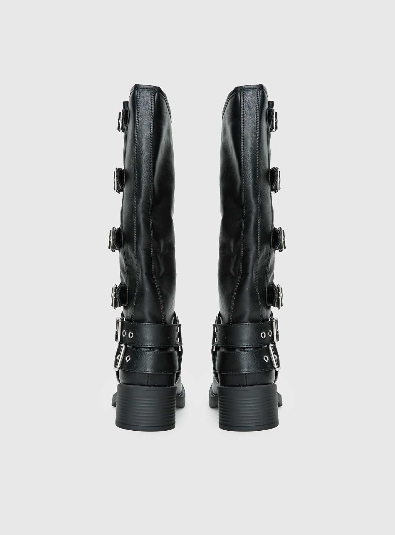 Buckle Down Boots Black