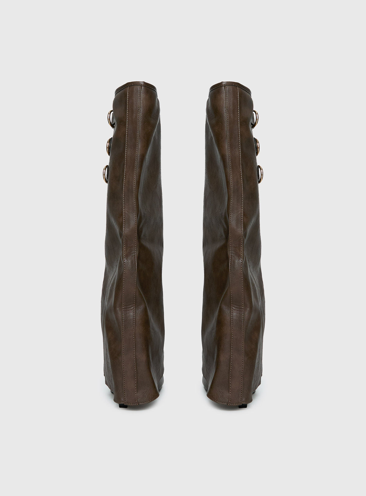 Brown Ritz Ritz Knee High Boots Brown | Princess Polly