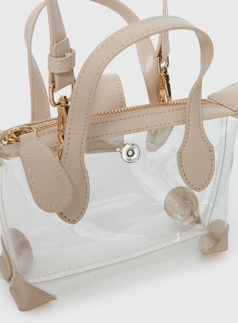 Elanna Clear Bag Clear / Beige