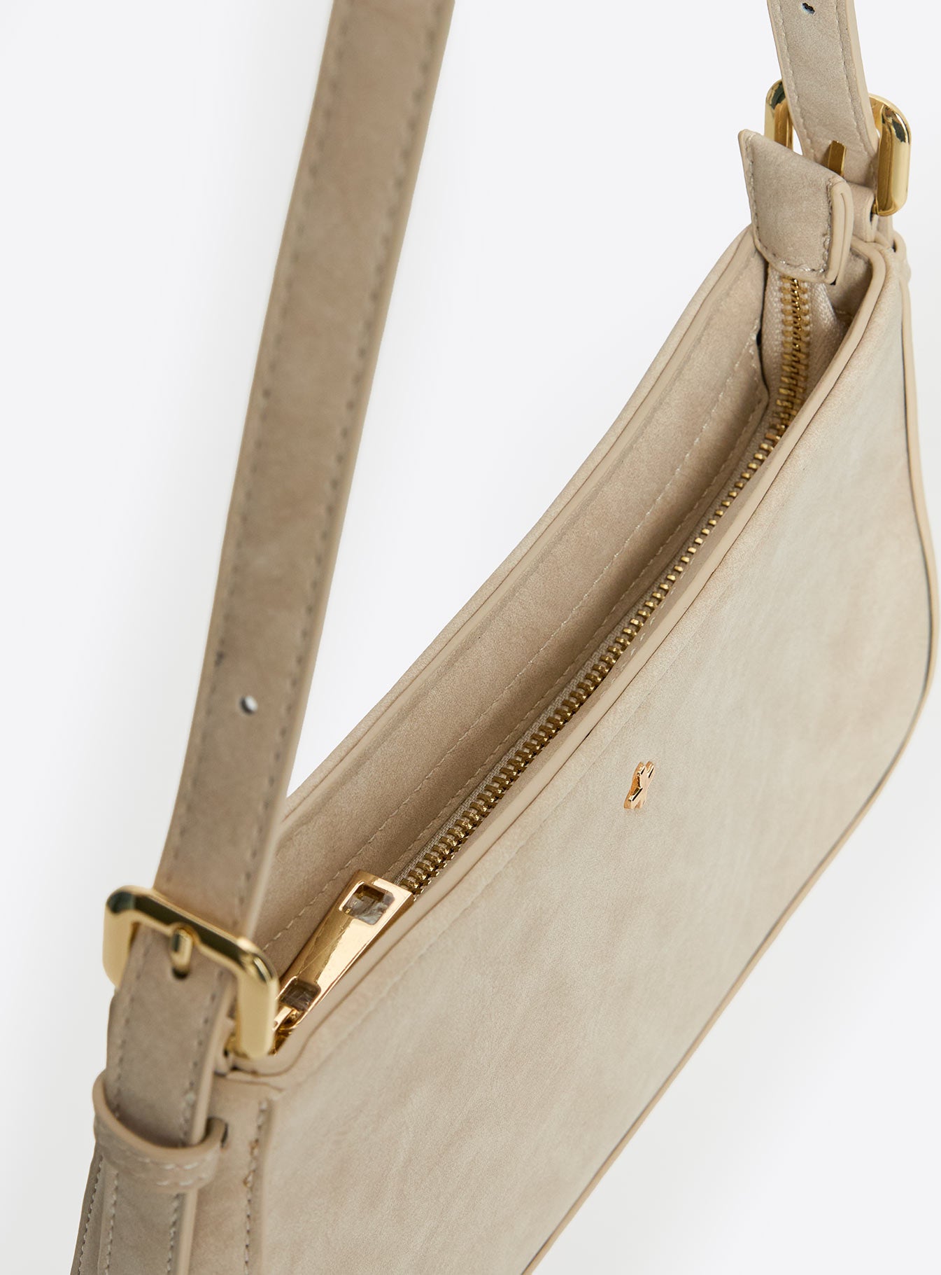 Peta & Jain Lilu Bag Cream Suede | Princess Polly