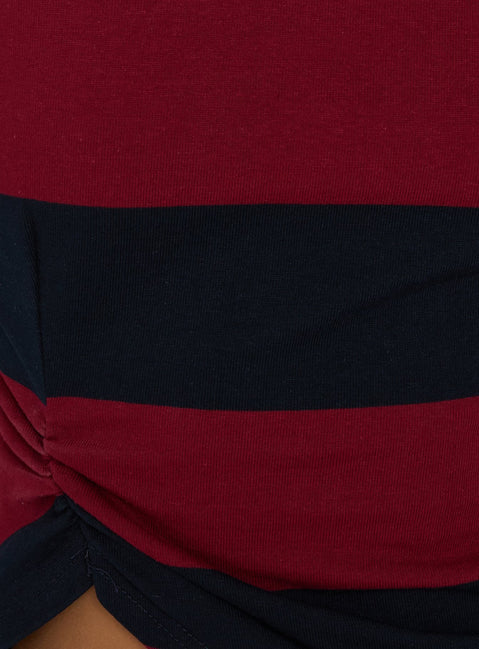 In Transit Tee Red Stripe