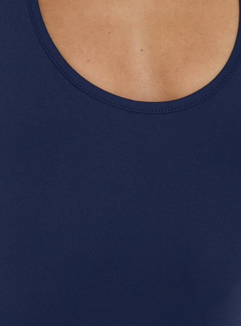 Daily Define 3/4 Capri Jumpsuit Navy