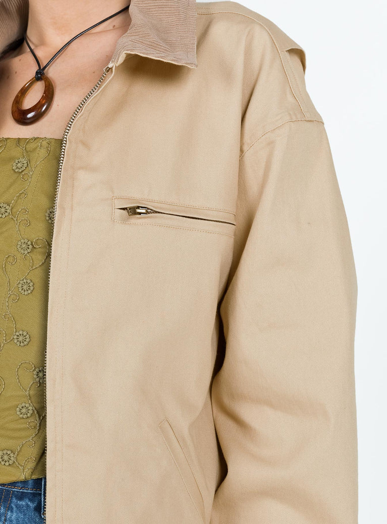 Springer Jacket Beige | Princess Polly USA