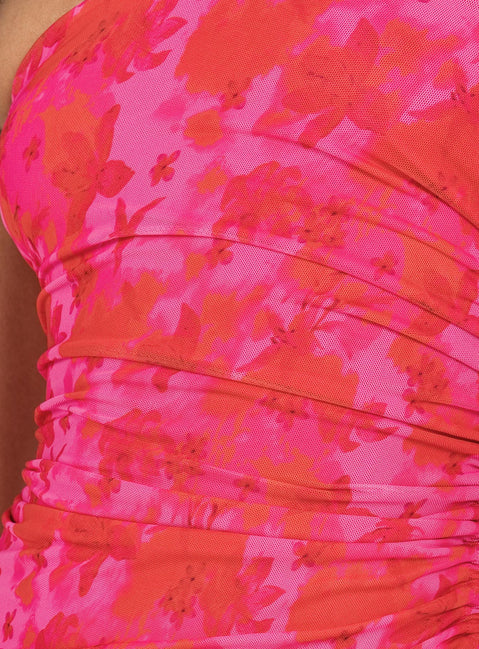 Donelli Mini Dress | Pink Floral | Womens | Princess Polly Lower Impact Donelli Mini Dress | Pink Floral | Womens | Princess Polly Lower Impact