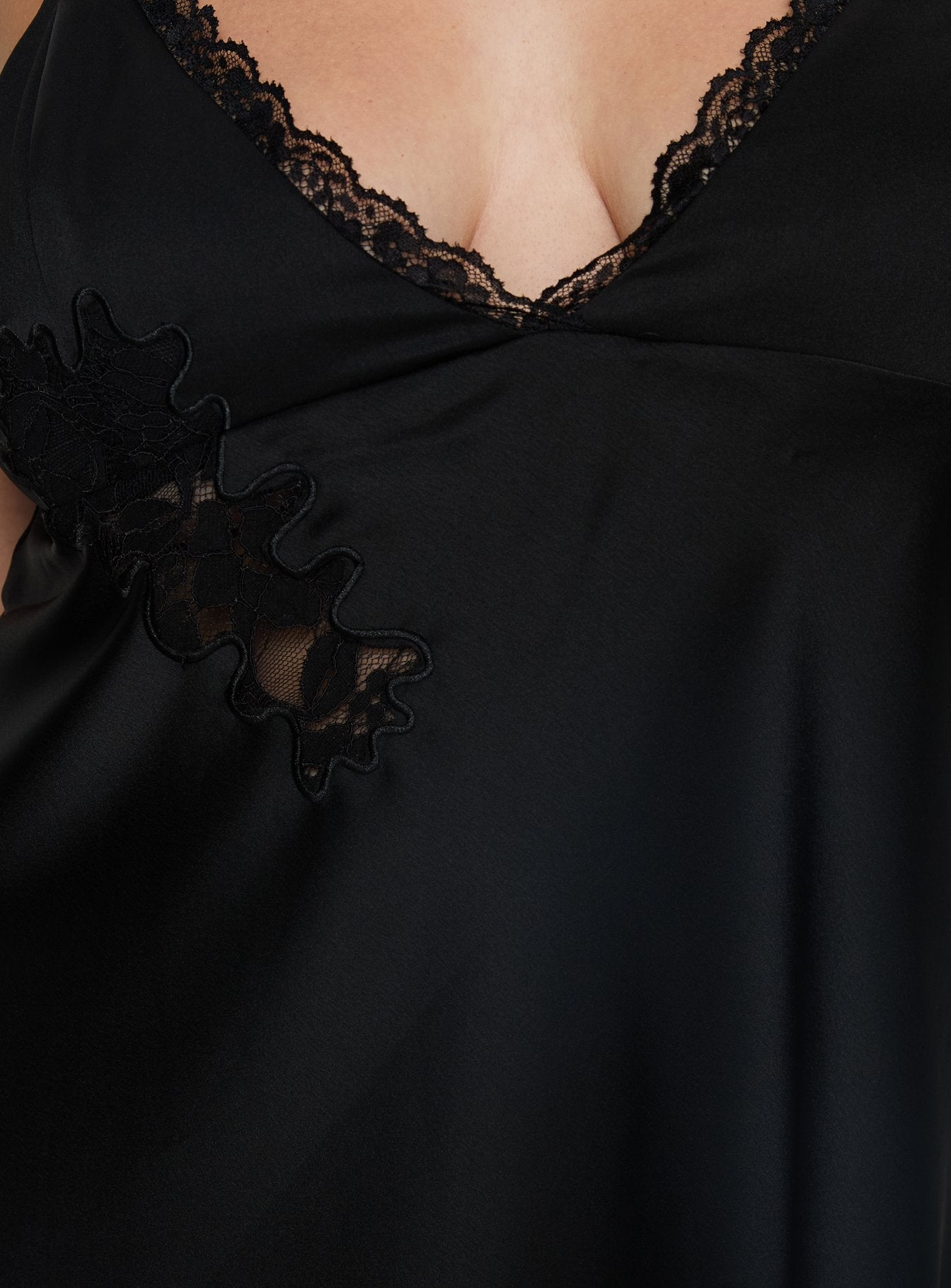 aloura spliced lace mini dress black Olyra Lace Trim Mini Dress Black | White | Black | White | Womens
