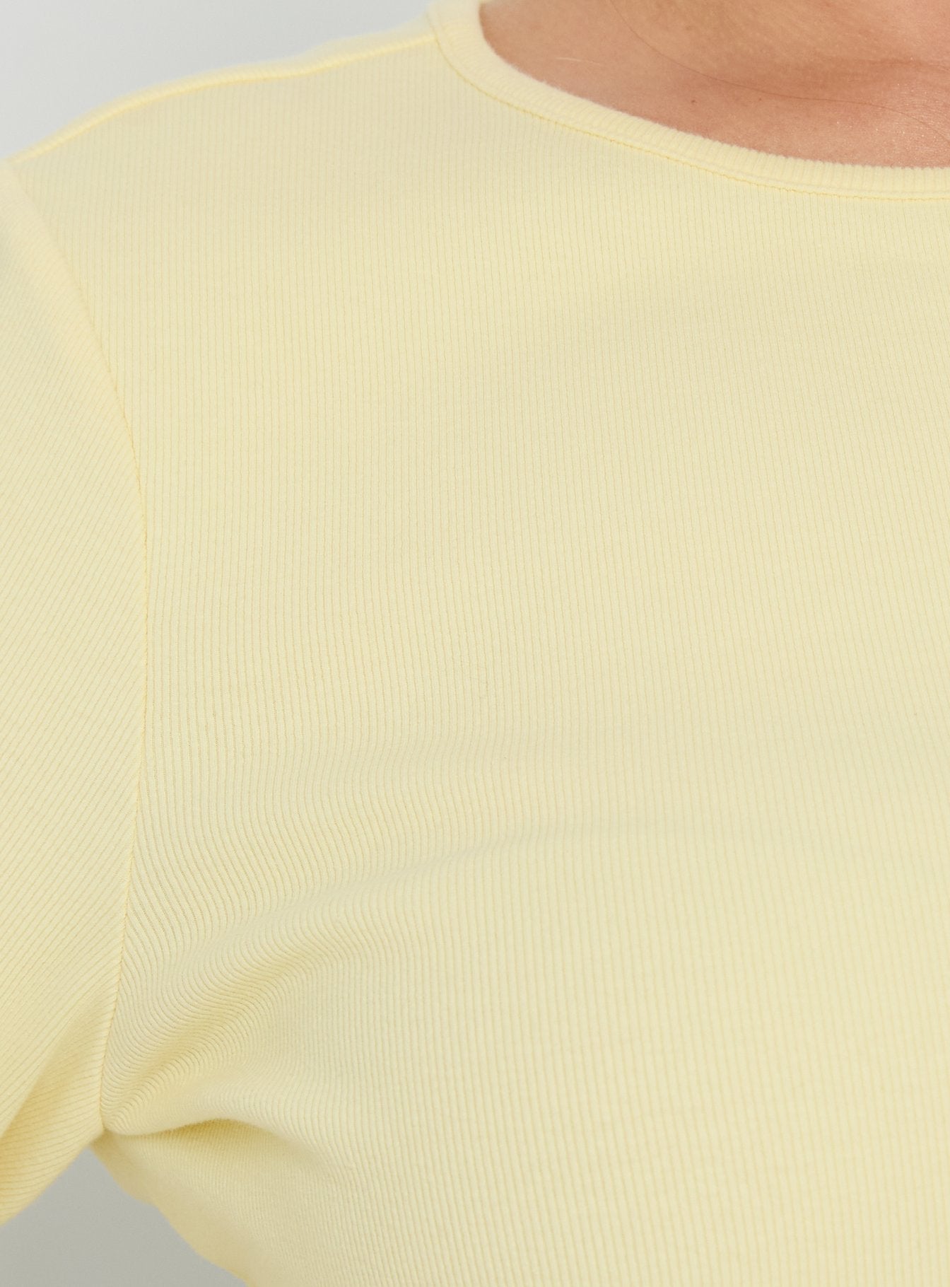 Elaia 3/4 Sleeve Top Yellow Curve