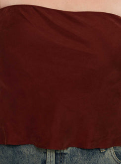 product Princess Polly Lucelia Strapless Top Brown Curve Sleeveless straight 