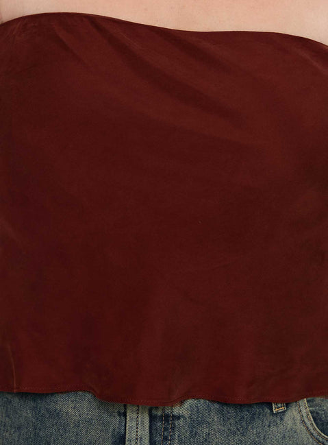 product Princess Polly Lucelia Strapless Top Brown Curve Sleeveless straight 