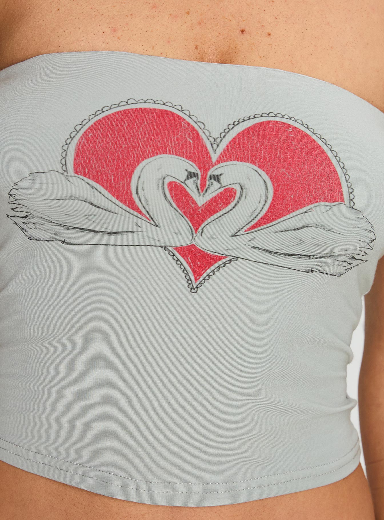 product Princess Polly Swan Song Strapless Top Green Sleeveless straight 