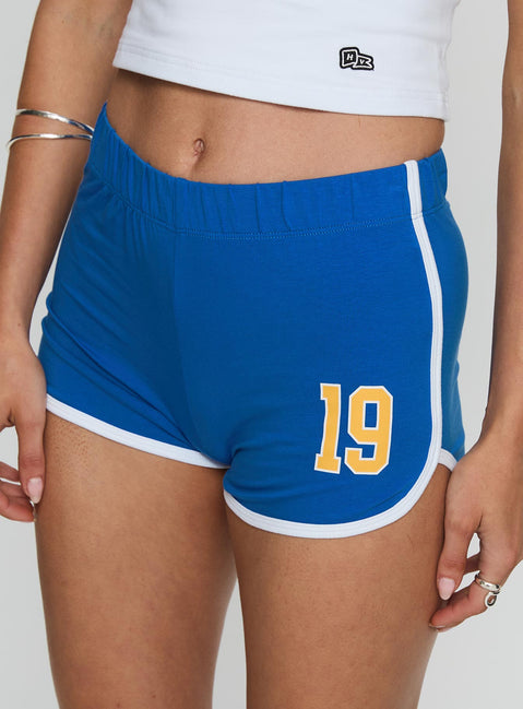 UCLA Old School Mini Short Blue