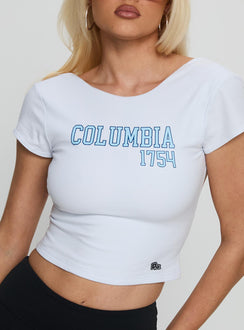 Columbia Comeback Top White