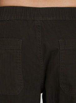 Selective Memory Low Rise Wide Leg Cargo Pants Dark Charcoal