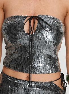 Kalokairi Keyhole Tube Top Black