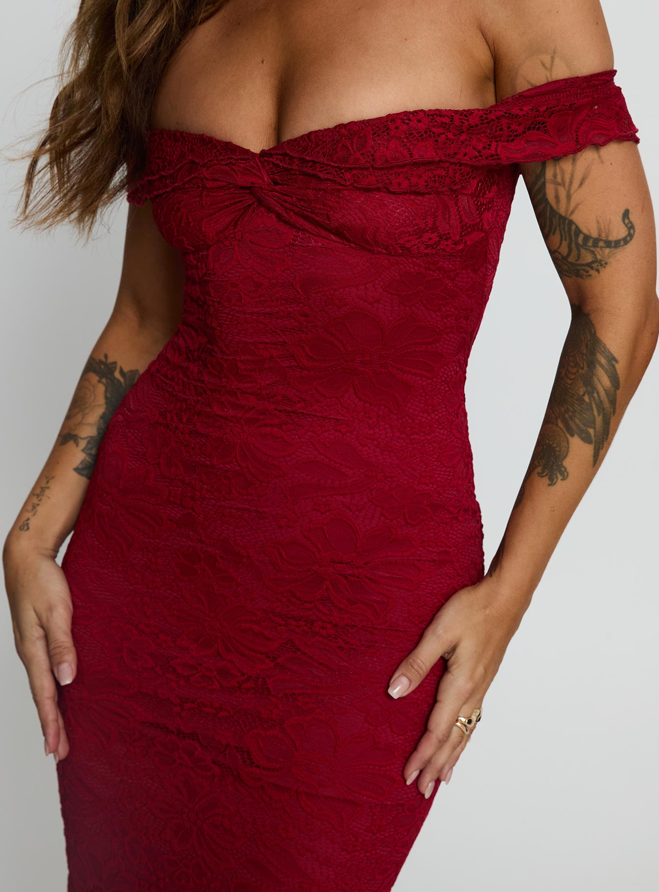 Anabeila Strapless Maxi Dress Red | Princess Polly Anabeila Strapless Maxi Dress Red | Princess Polly