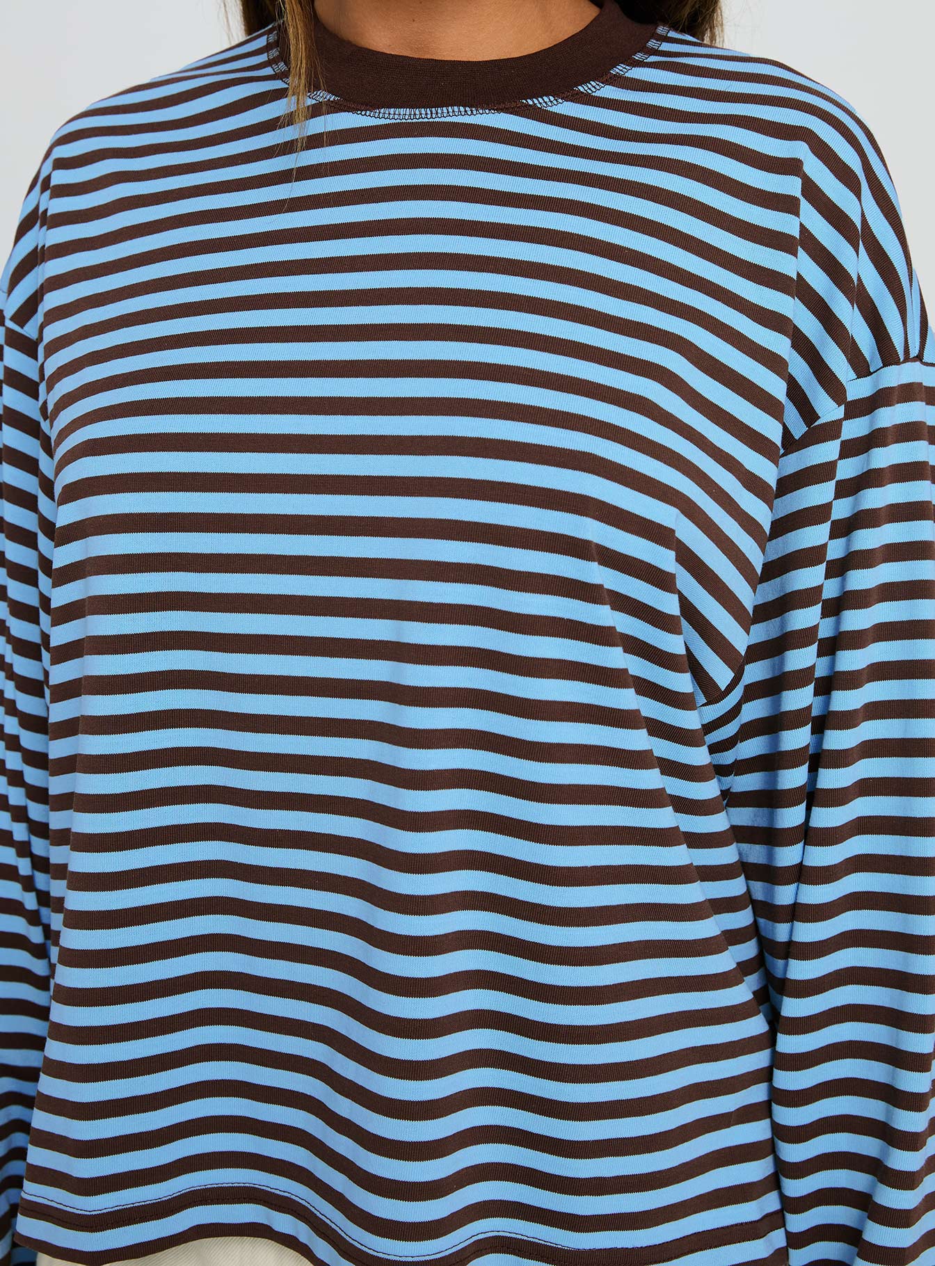 BLOOM LONG SLEEVE - BEIGE STRIPE – LIONESS FASHION A BLOOM LONG SLEEVE - BEIGE STRIPE – LIONESS FASHION A