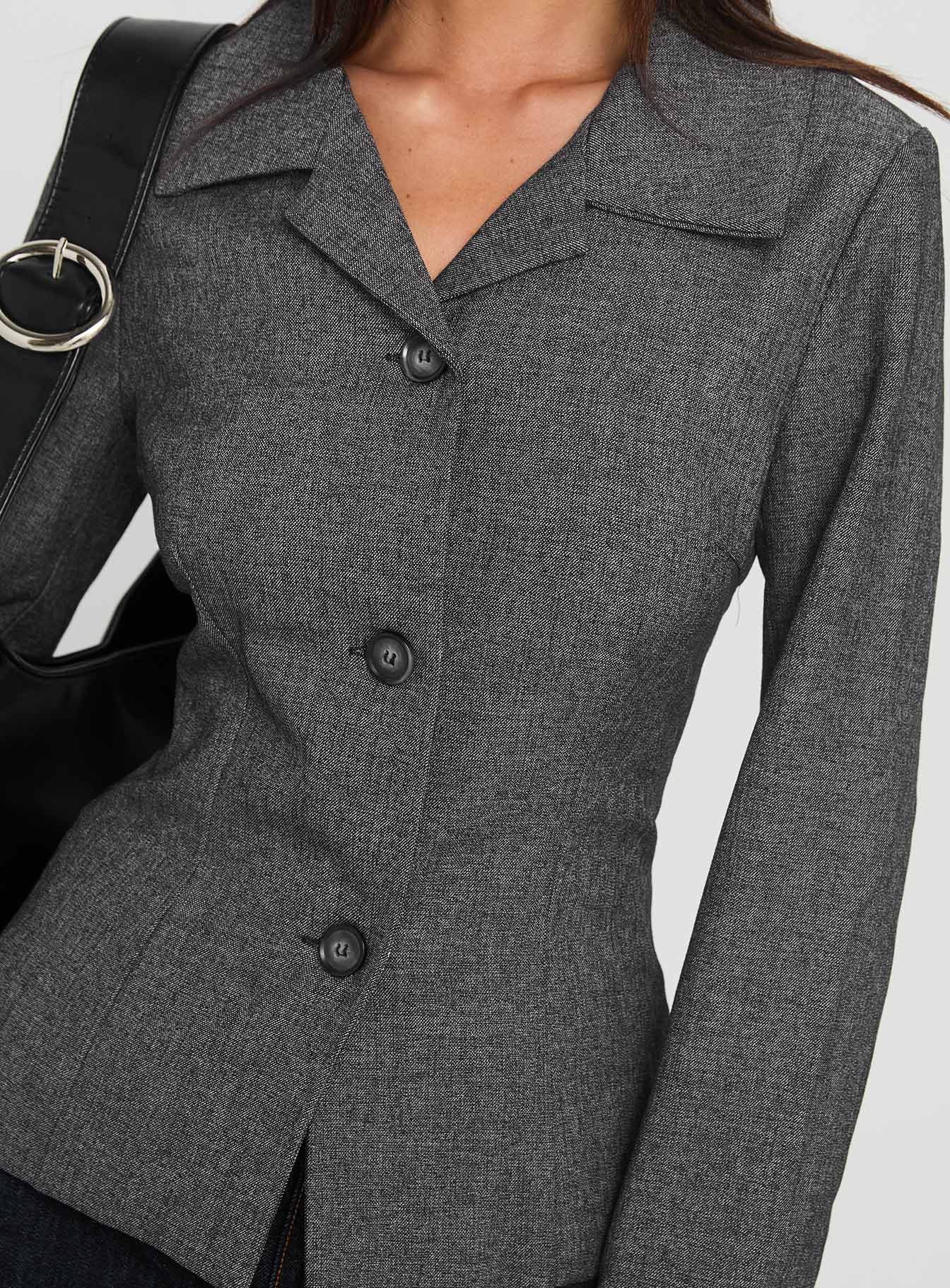 Holley Tweedle Jacket Grey