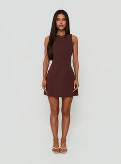 Anse Mini Dress Chocolate