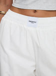 Beach House Pants White