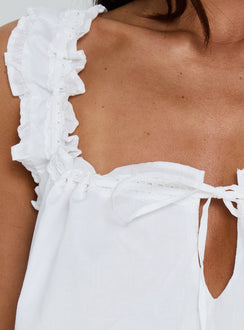 Swing Mini Dress White