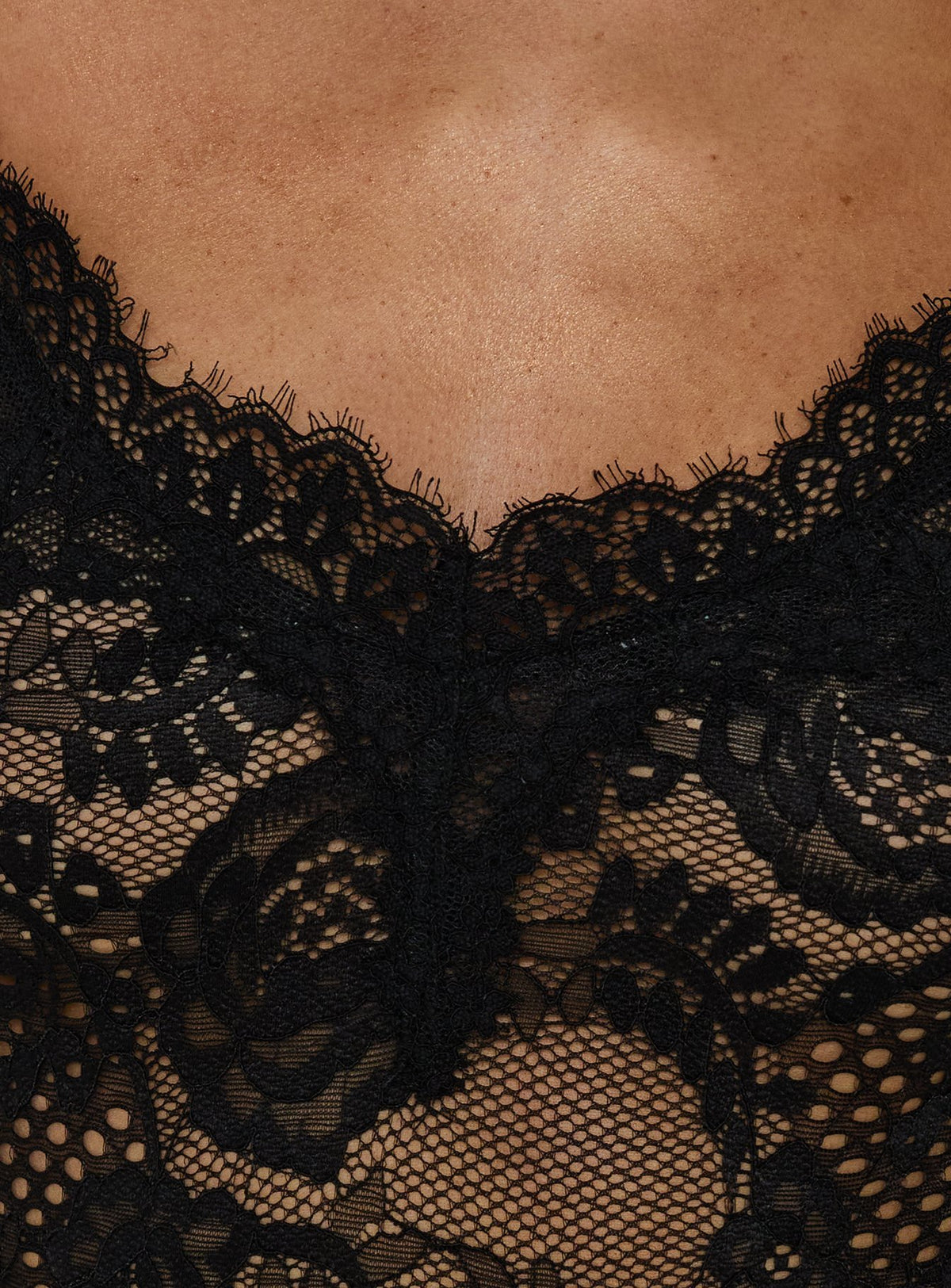 Rorah Rorah Sheer Lace Maxi Dress Black | Princess Polly