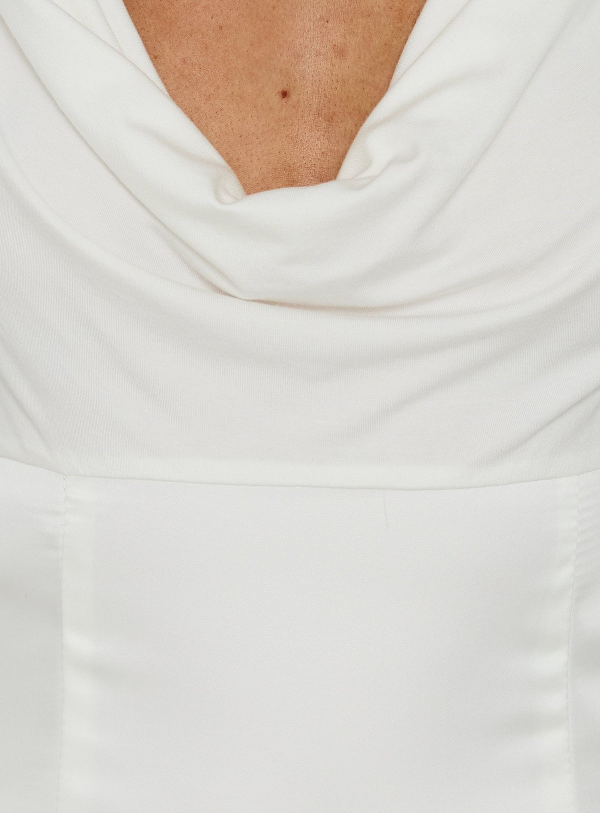Sommerset Cowl Neck Top White