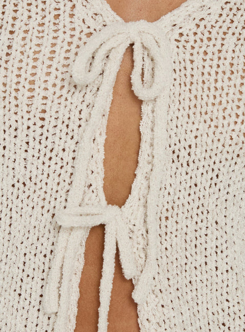 Swain Knit Cardigan Cream