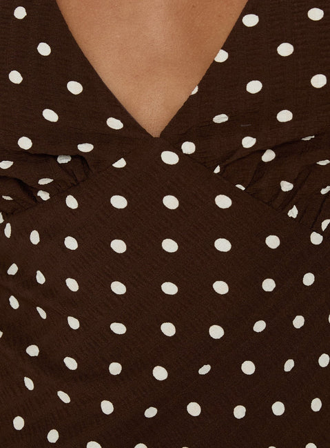 nellie maxi dress red polka dot Nellie Maxi Dress Red Polka Dot