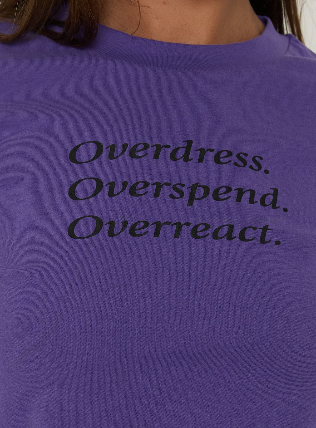 Overdressed Tee Grape