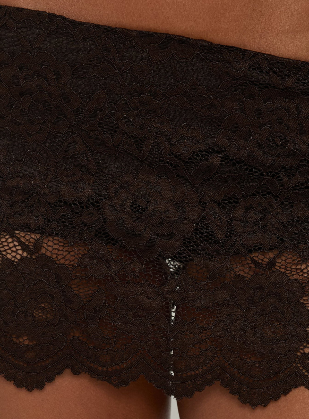 Gianna Lace Skort Brown