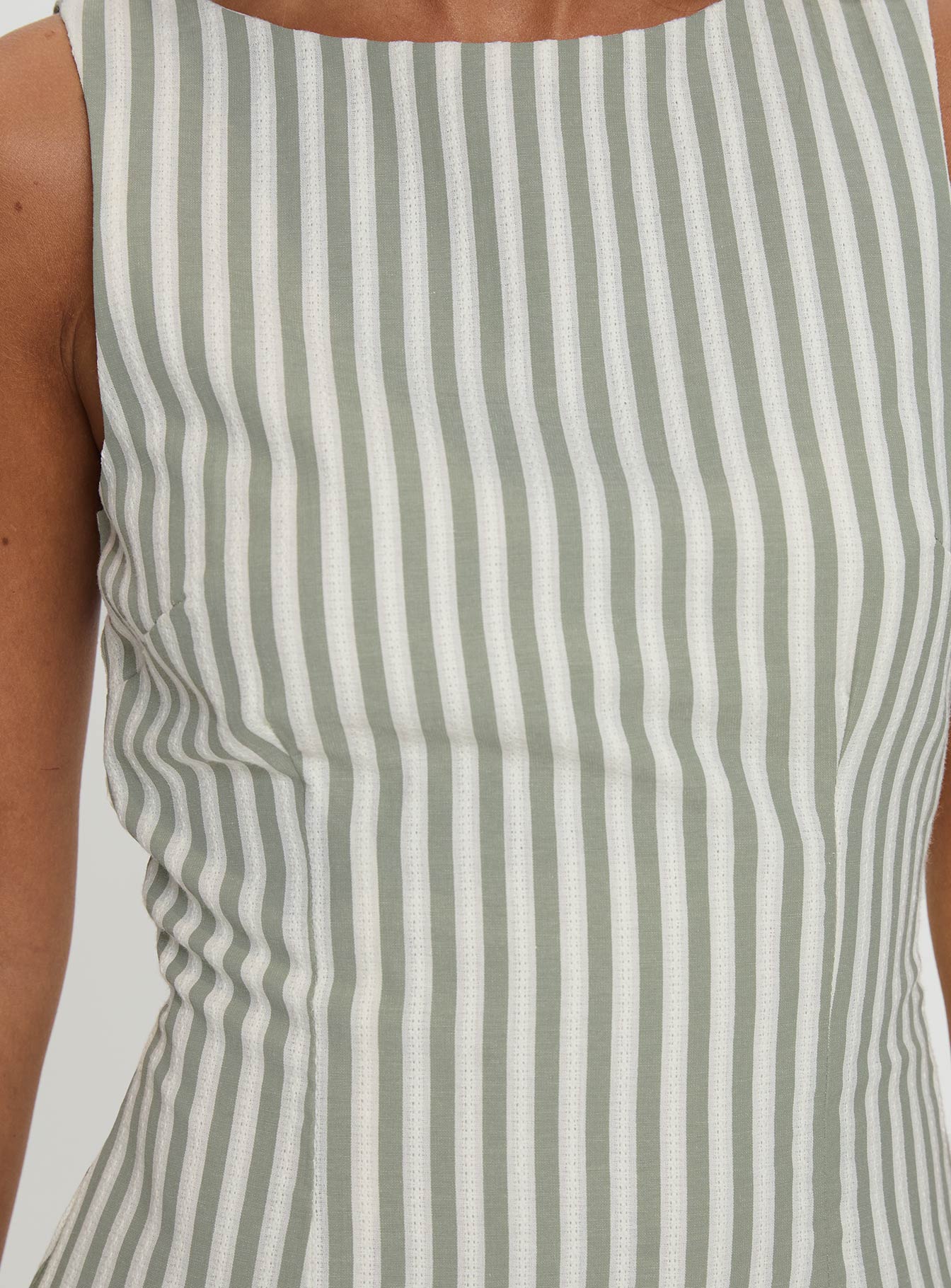 Alfalfa Shift Mini Dress | GREEN STRIPE | Womens | Princess Polly Lower Impact Alfalfa Shift Mini Dress | GREEN STRIPE | Womens | Princess Polly Lower Impact