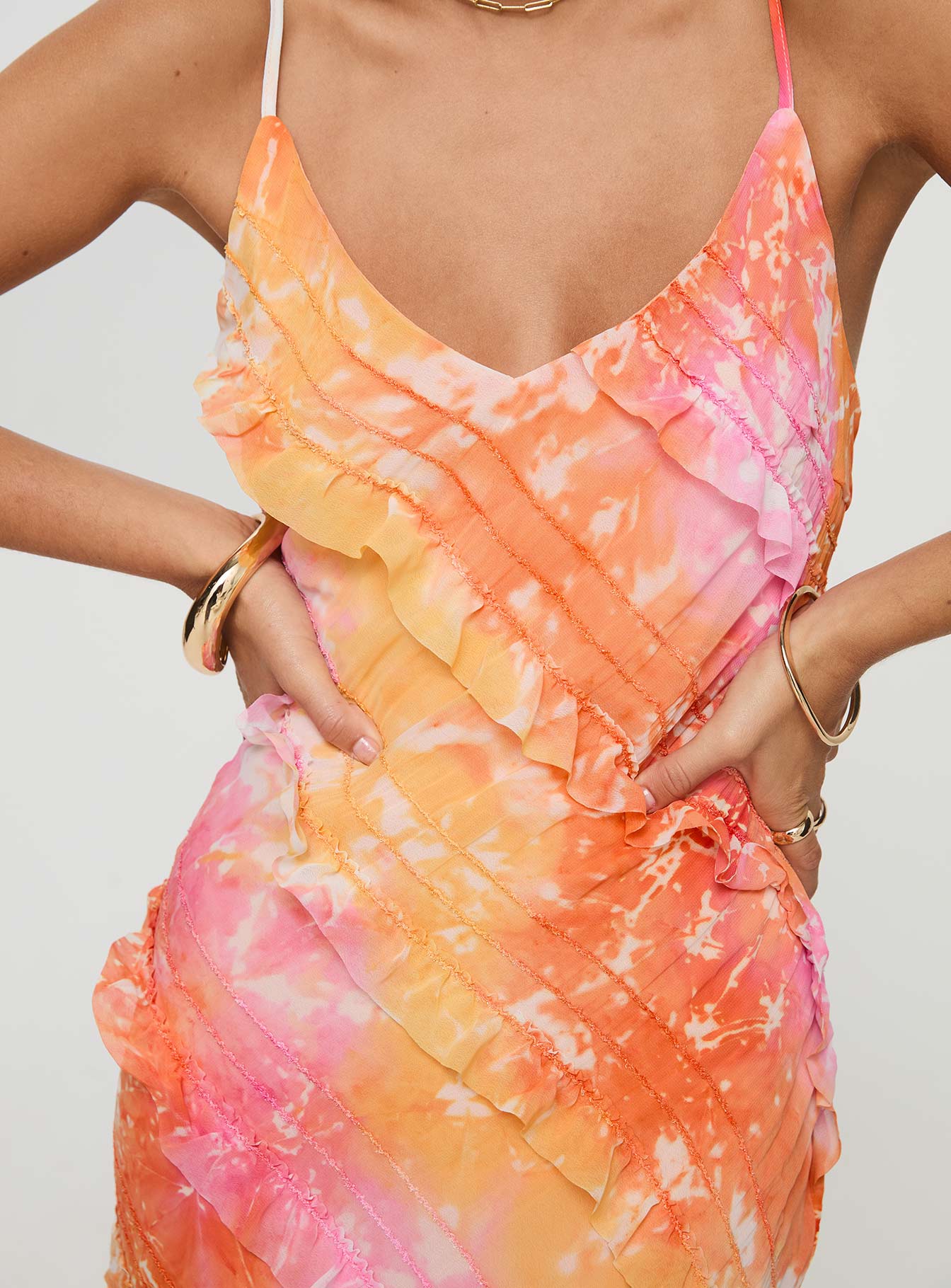 princess polly orange maxi dress Giselle Midi Dress Orange
