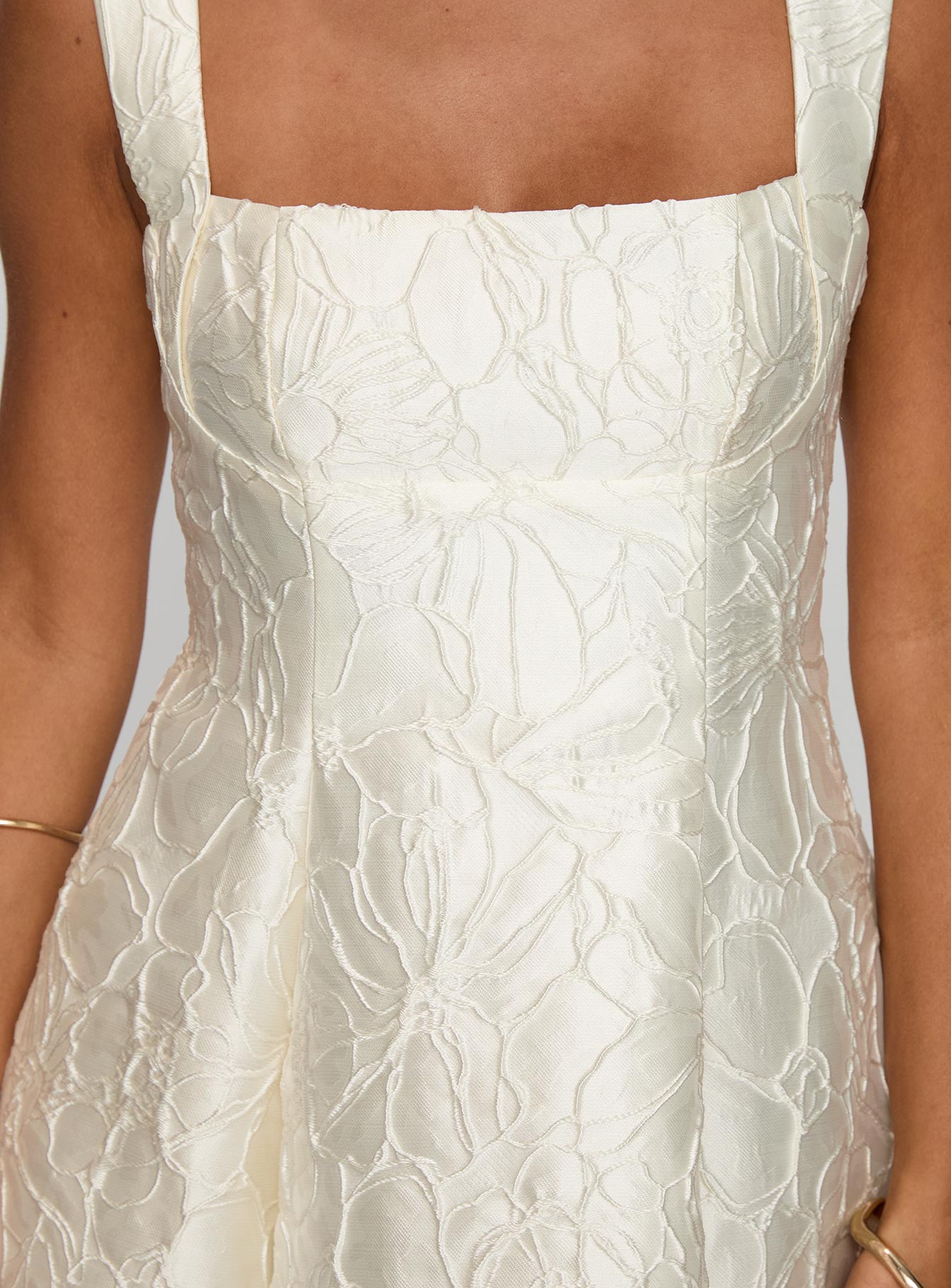Eloquent Mini Dress Ivory | Princess Polly Eloquent Mini Dress Ivory | Princess Polly