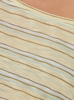 Icon Baby Off Shoulder Top Stripe Curve