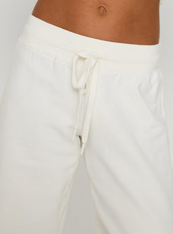 product Princess Polly Dodie Wide Leg Pants Washed White High Rise Pants 