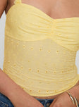 Franca Top Yellow