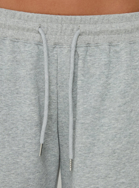 Nikko Longline Fleece Shorts Grey Marle