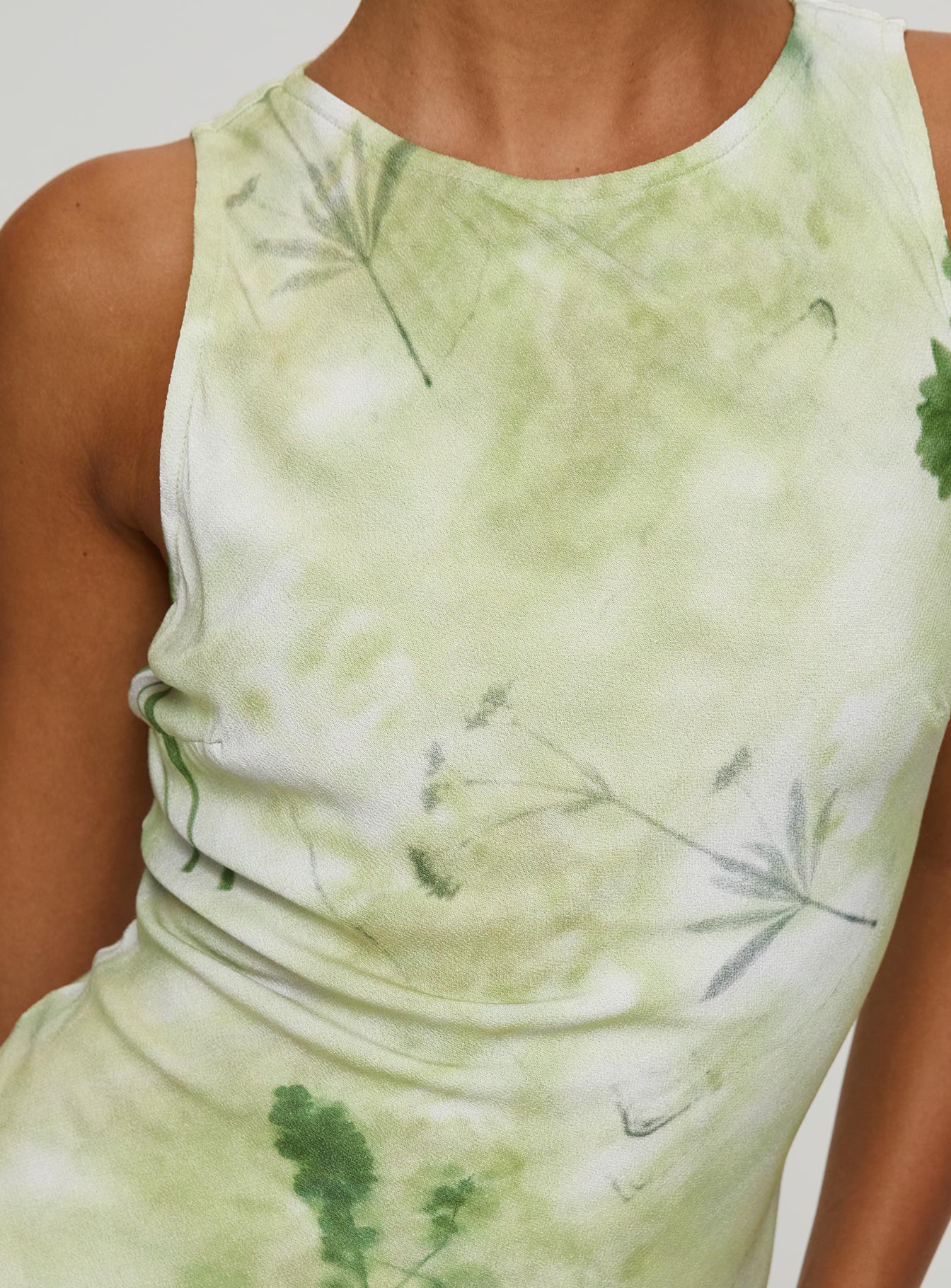 Vivre Mini Dress | Green Floral | Womens | Princess Polly Lower Impact Vivre Mini Dress | Green Floral | Womens | Princess Polly Lower Impact