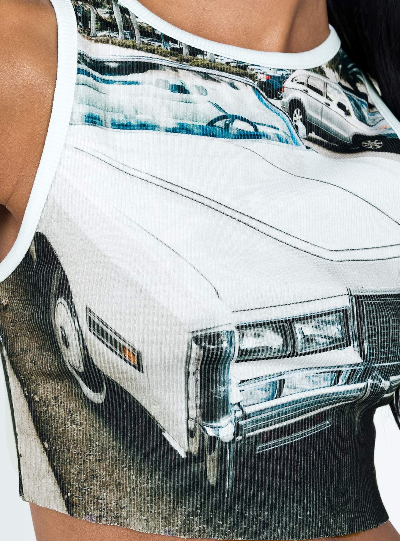 product Princess Polly Sleeveless High Neck  Front Runner Tank Top Multi